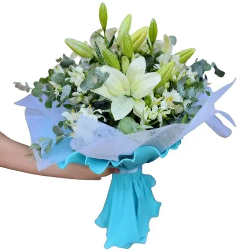 Ramo de flores lilium y astromelias Argentina 